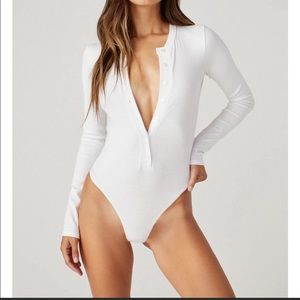 Clyque Annie Bodysuit White